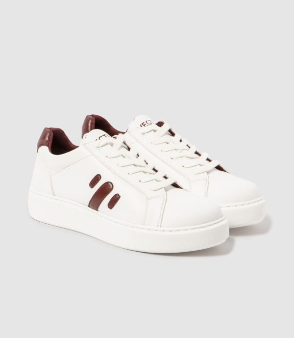 Oasis Man Red Cherry — vegan shoes made with cactus leather